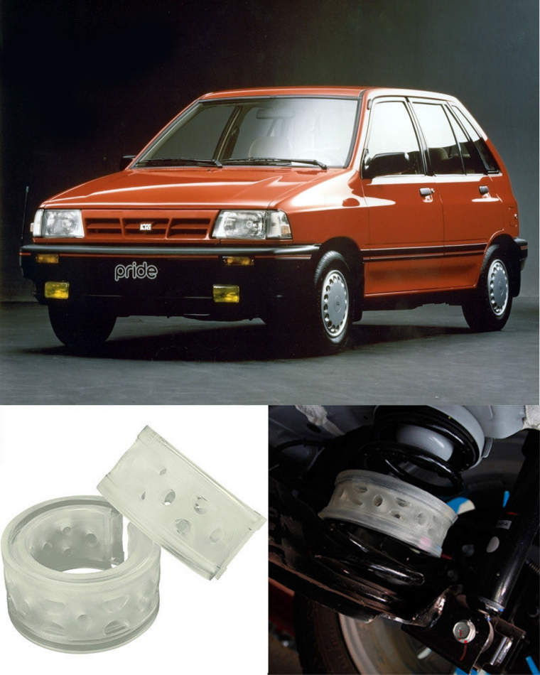 Автобаферы на Kia Pride 1995-2000, Комплект на ось, Jinke