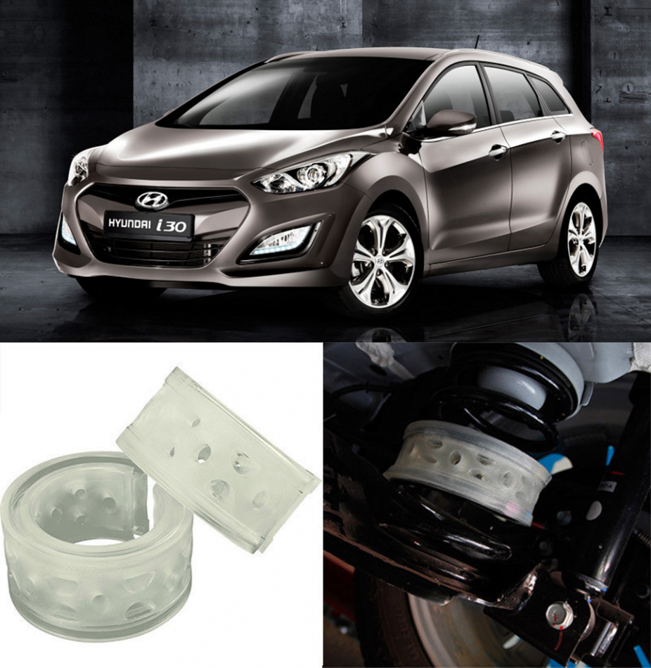 Автобаферы на Hyundai i30 1.6AT Optima, Комплект на ось, Jinke