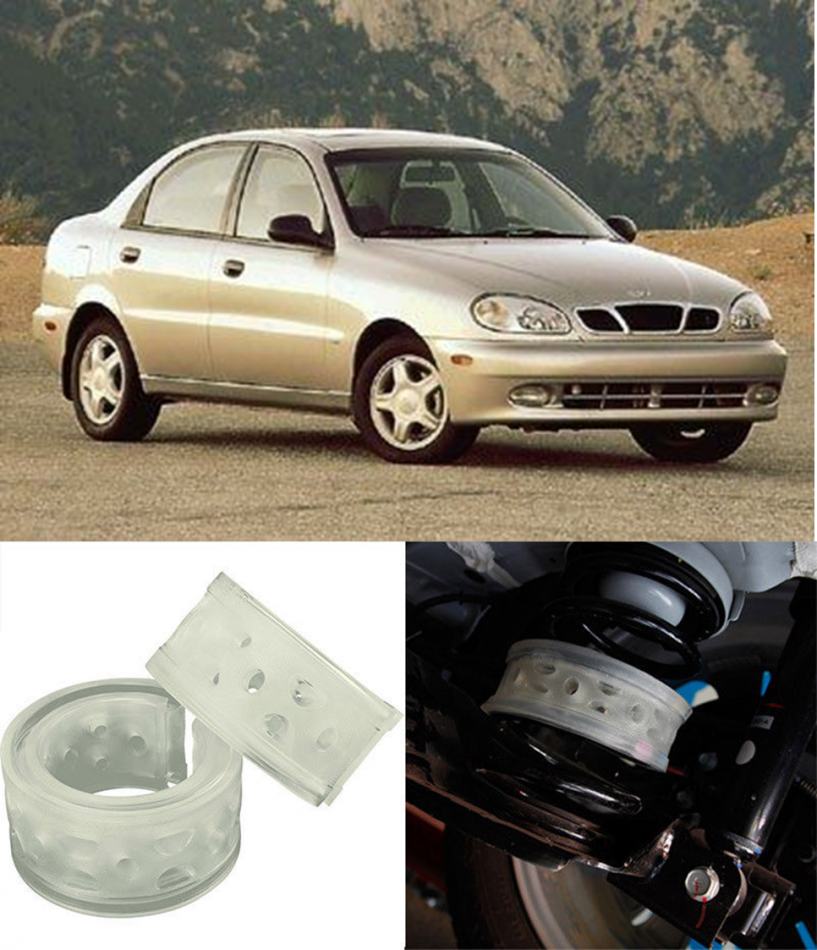 Автобаферы на Daewoo Lanos 1997->, Комплект на ось, Jinke