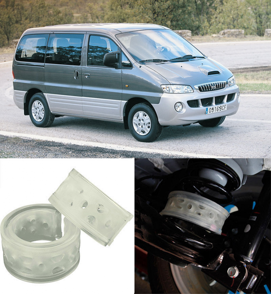 Автобаферы на Hyundai Starex 1997-2007, Комплект на ось, Jinke