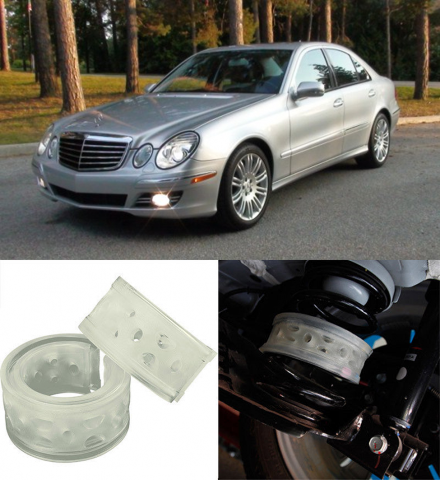 Автобаферы на Mercedes Benz E280 (W211) 2005-2009, Комплект на ось, Jinke