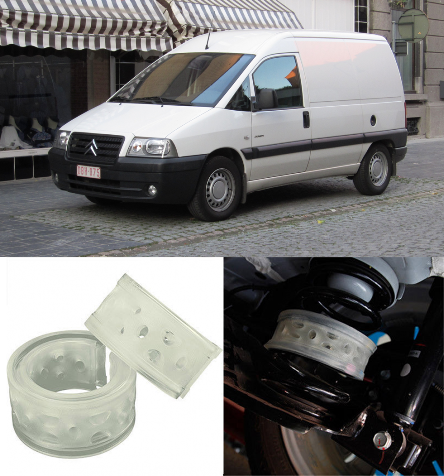 Автобаферы на Citroen Jumper 2004-2013, Комплект на ось, Jinke
