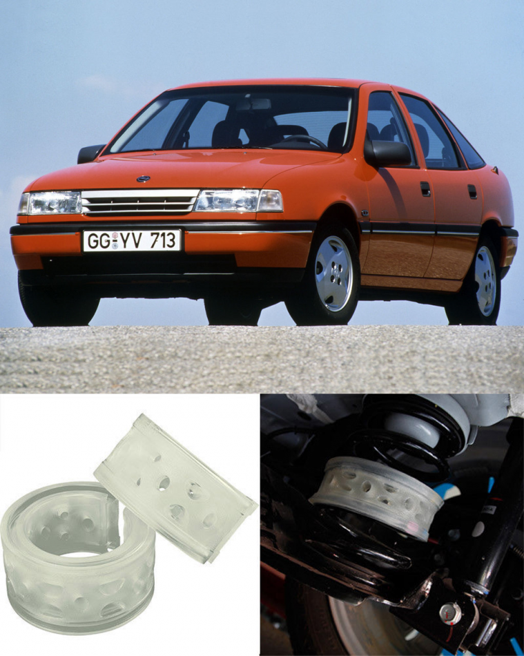 Автобаферы на Opel Vectra A 1988-1995, Комплект на ось, Jinke