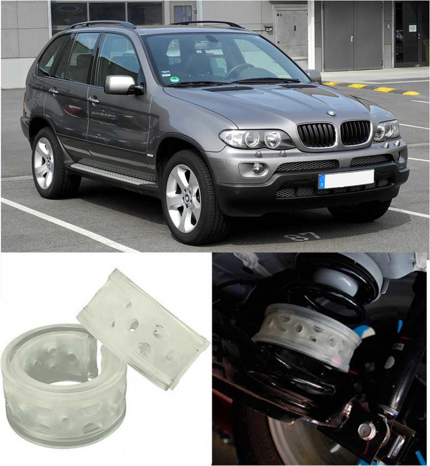 Автобаферы на Bmw X5 (E53) 1999-2006, Комплект на ось, Jinke