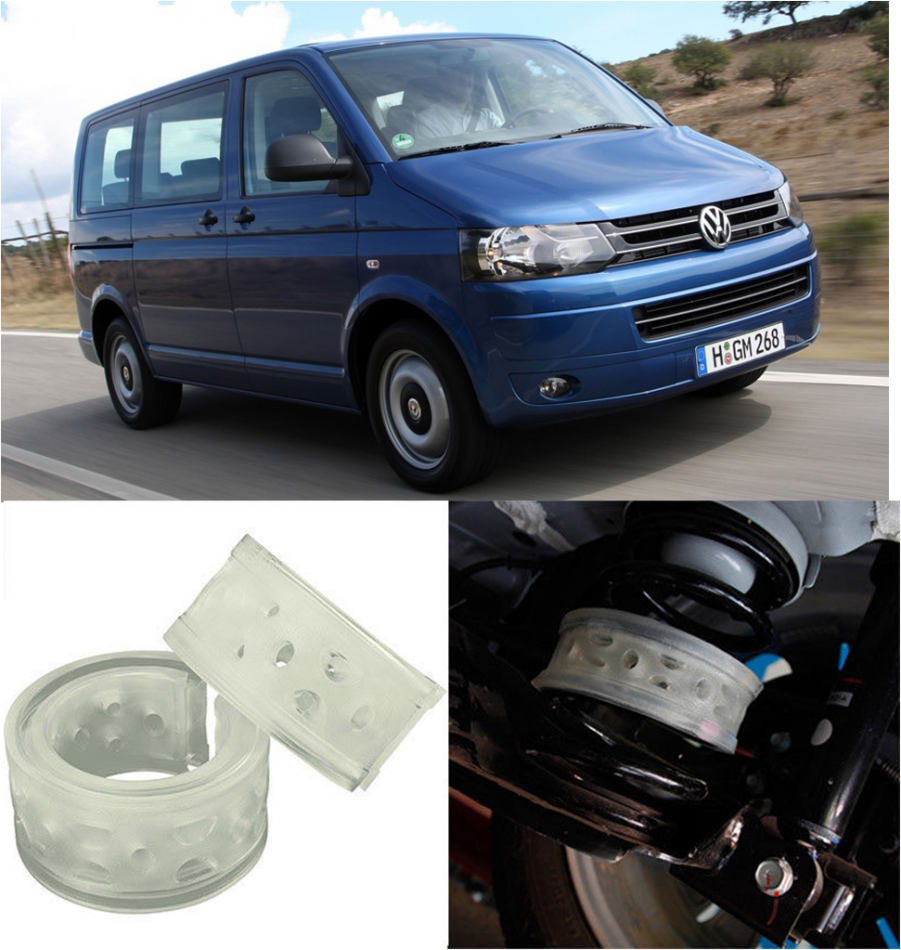 Автобаферы на Vw Multivan (T5) 3.2 L. benzin 2007, Комплект на ось, Jinke