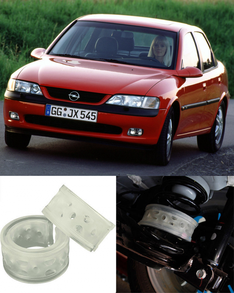 Автобаферы на Opel Vectra B 1,6 hatchback 1993-2005, Комплект на ось, Jinke
