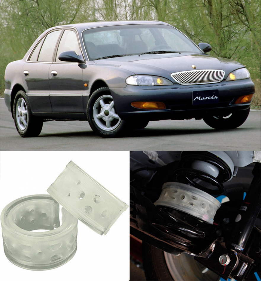 Автобаферы на Hyundai Marcia 1995-1999, Комплект на ось, Jinke