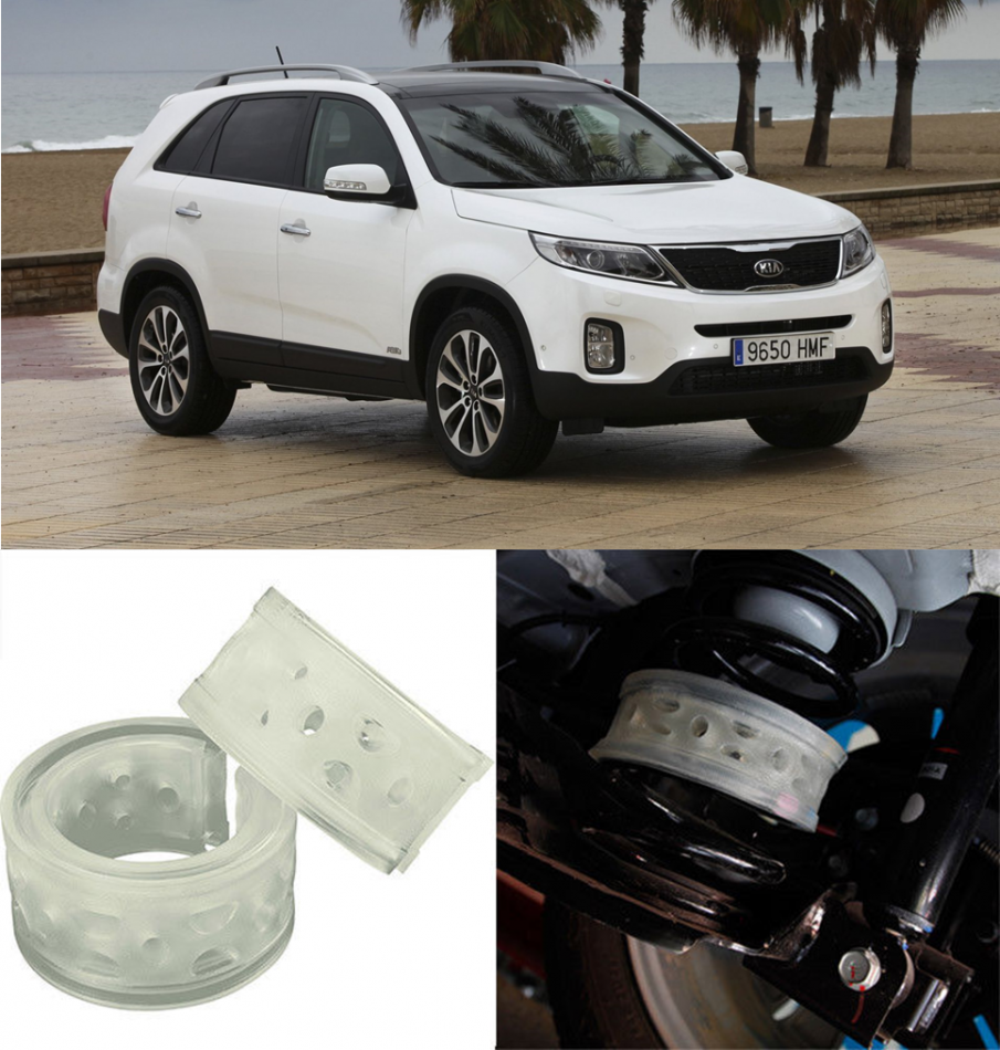 Автобаферы на Kia Sorento III бенз 2012->, Комплект на ось, Jinke