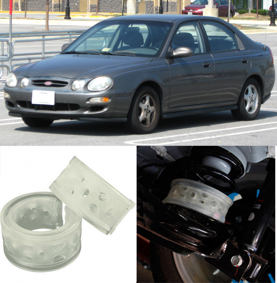 Автобаферы на Kia Spectra сборка korea 2000-2004, Комплект на ось, Jinke