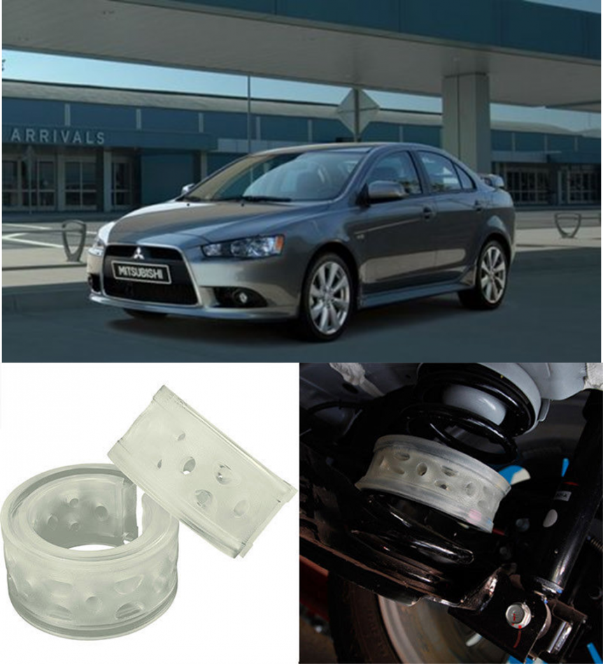 Автобаферы на Mitsubishi Lancer EX 2007->, Комплект на ось, Jinke