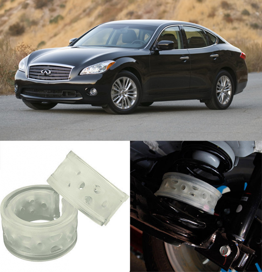 Автобаферы на Infiniti M37 IV 2010->, Комплект на ось, Jinke