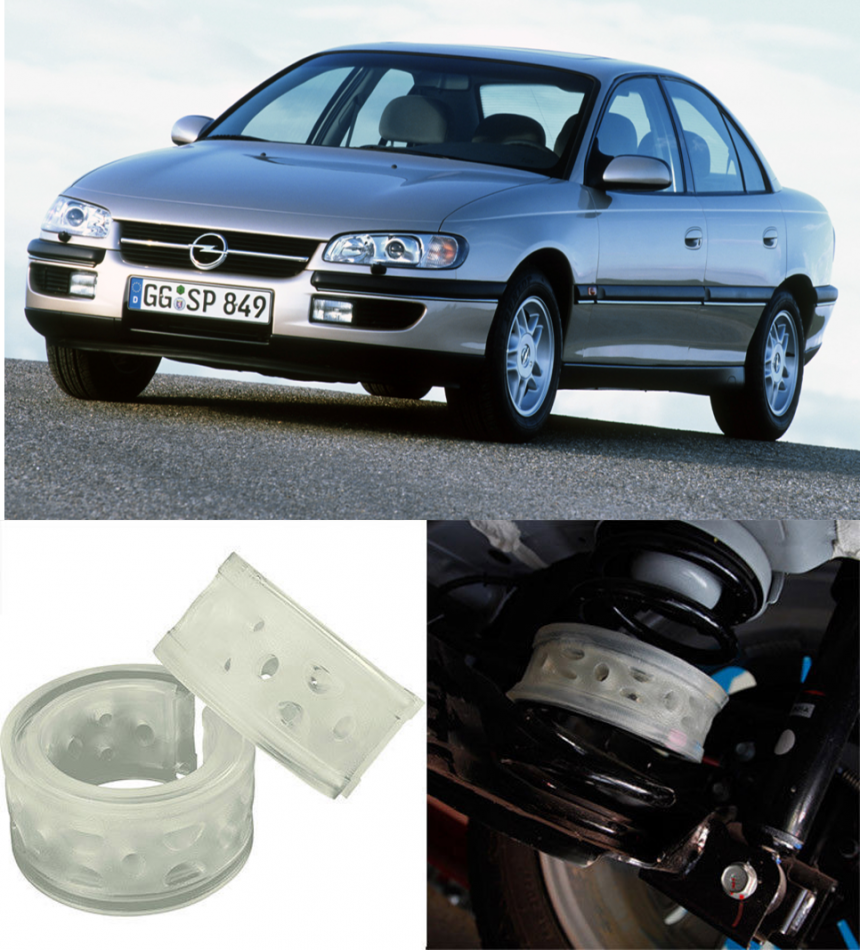 Автобаферы на Opel Omega B 1994-2004, Комплект на ось, Jinke