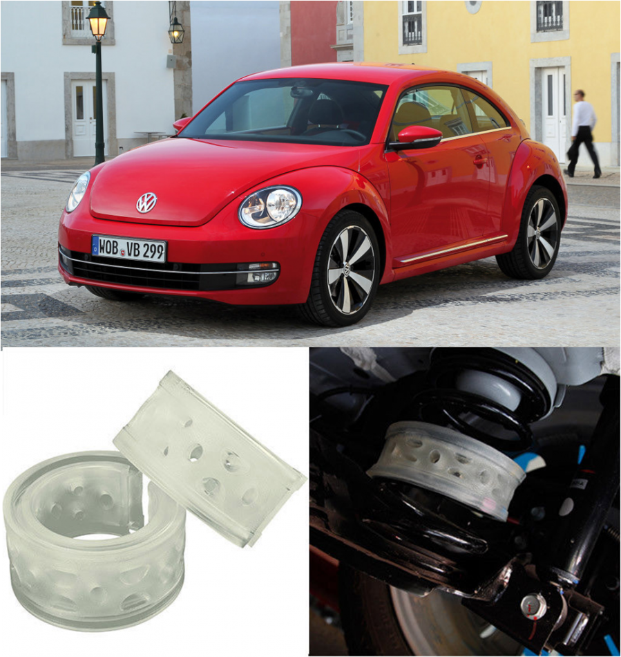Автобаферы на Vw Beetle II (A5) 2011->, Комплект на ось, Jinke