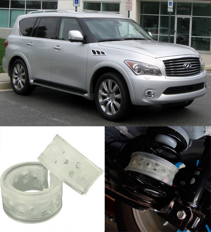 Автобаферы на Infiniti QX56 II, Комплект на ось, Jinke