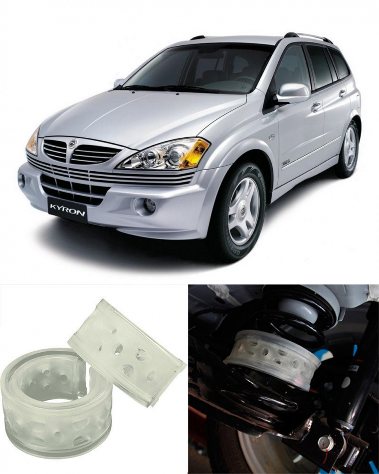 Автобаферы на Ssangyong Kyron 2005->, Комплект на ось, Jinke