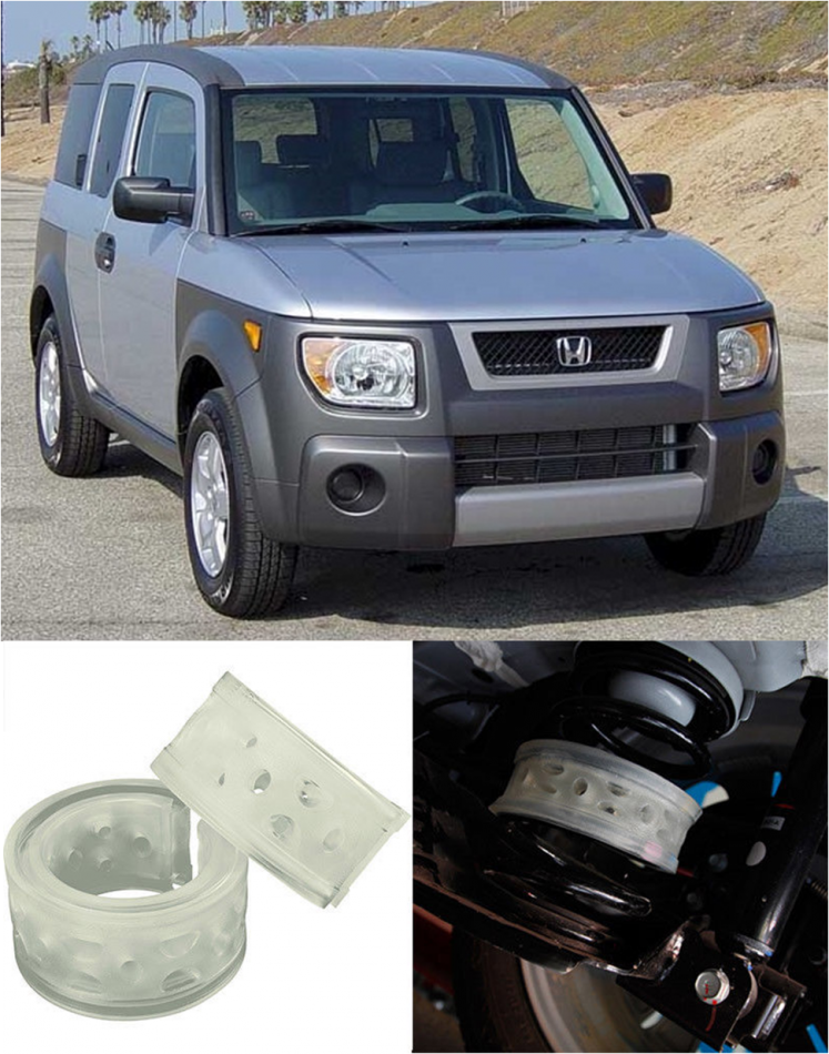 Автобаферы на Honda Element I 2003-2012, Комплект на ось, Jinke