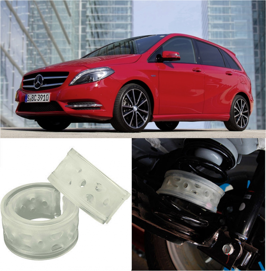 Автобаферы на Mercedes Benz B200 II (W246) 2011->, Комплект на ось, Jinke