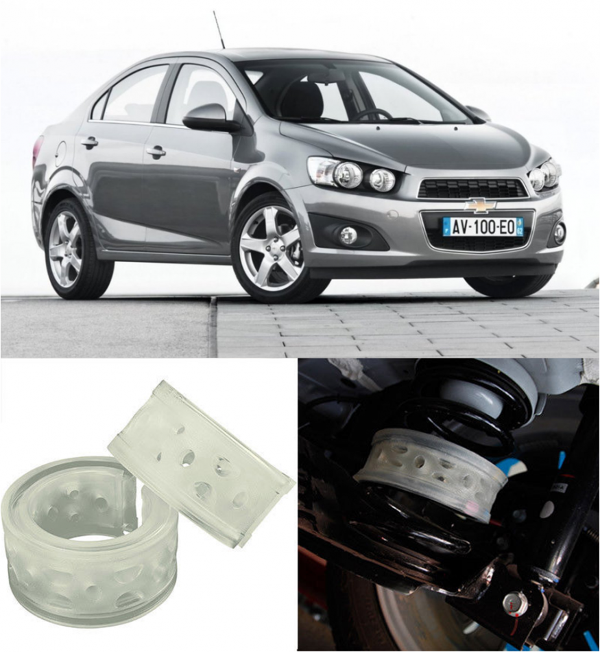 Автобаферы на Chevrolet Aveo II 2012->, Комплект на ось, Jinke