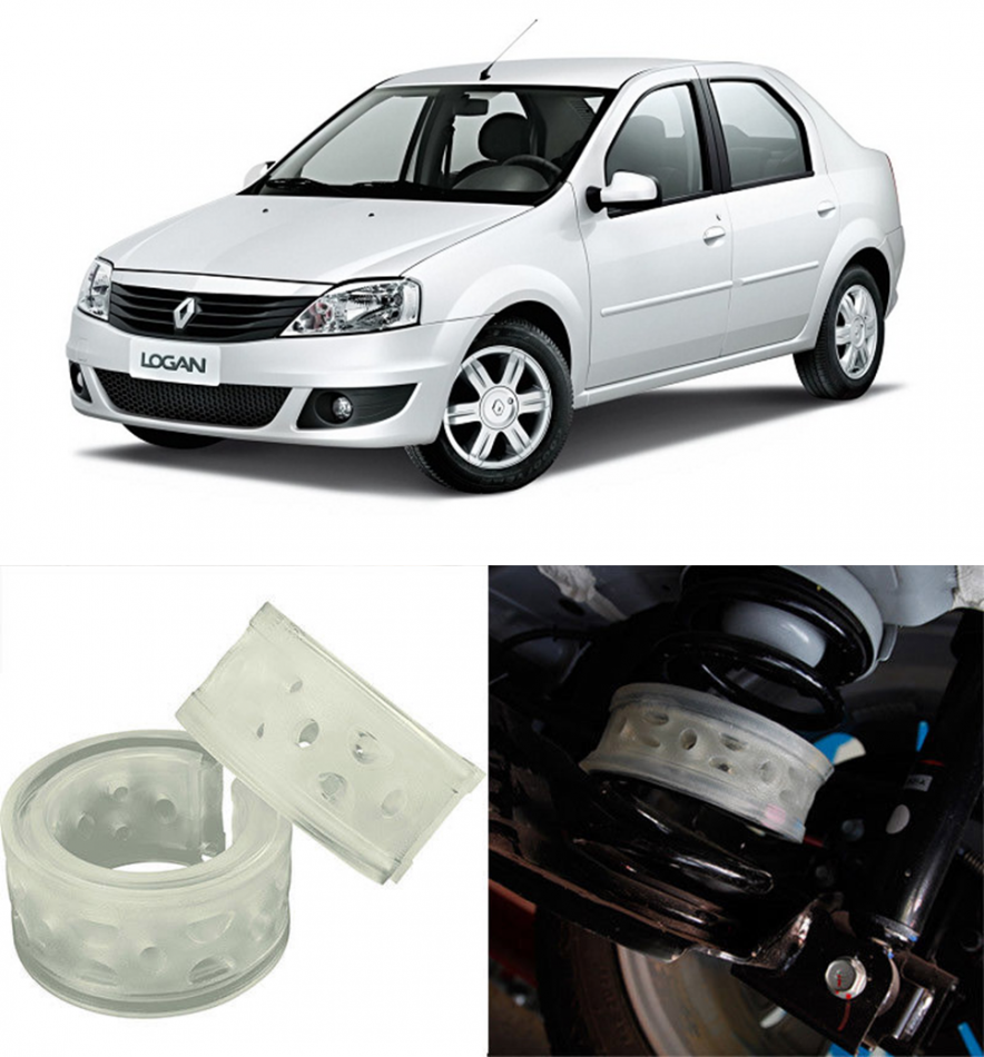 Автобаферы на Dacia Logan 1,4, Комплект на ось, Jinke