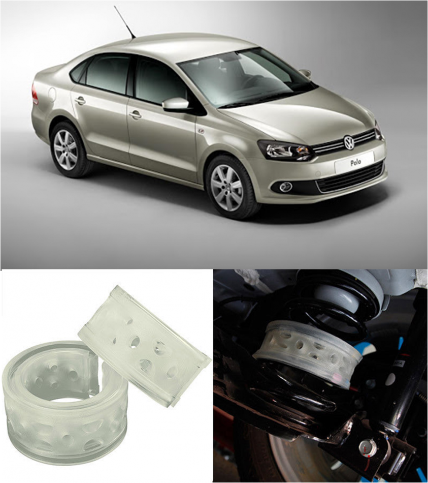 Автобаферы на Vw Polo V sedan 2009->, Комплект на ось, Jinke