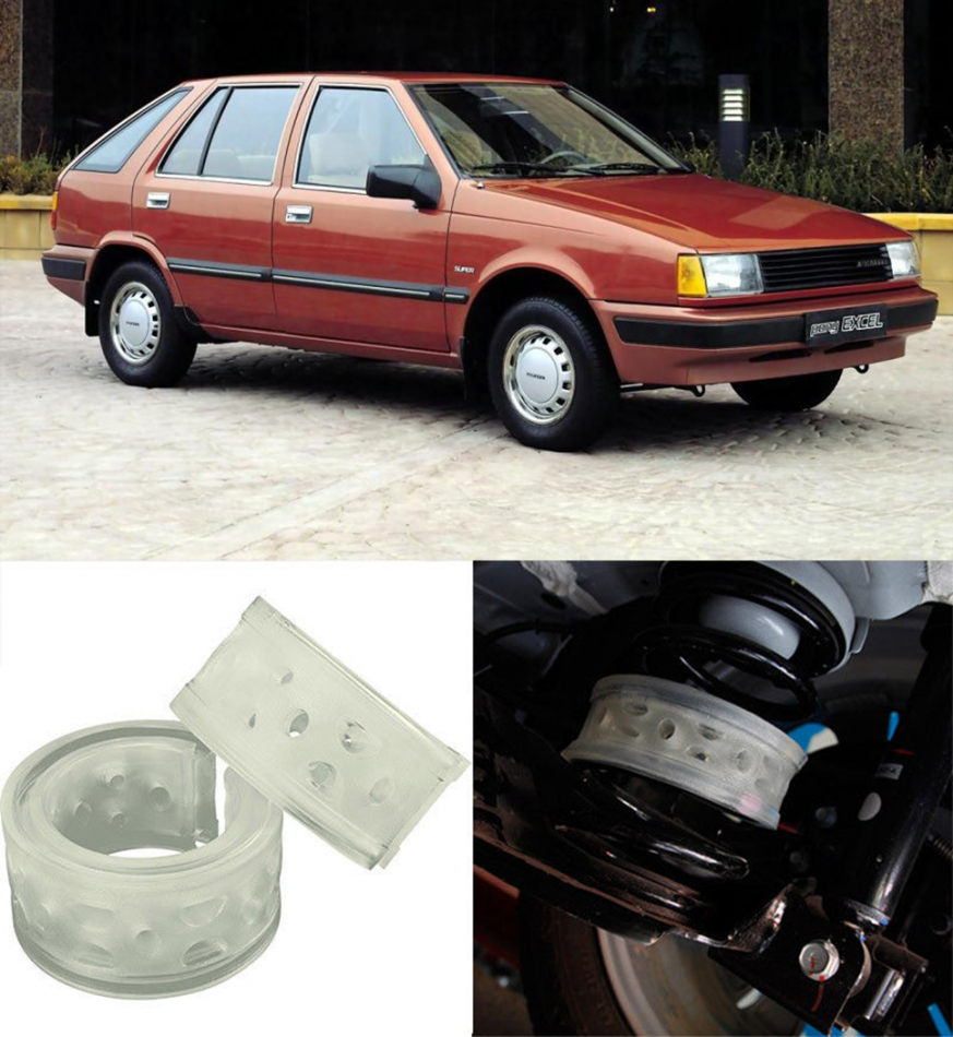 Автобаферы на Hyundai Pony 1985-1994, Комплект на ось, Jinke