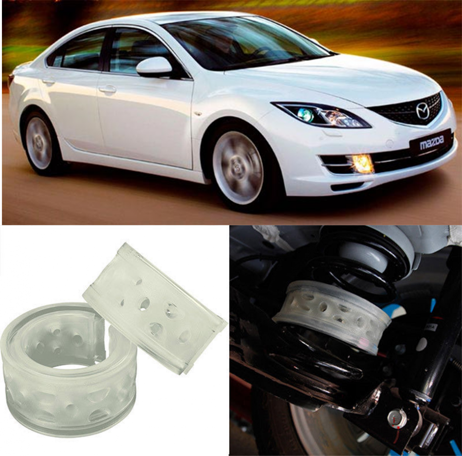 Автобаферы на Mazda 6 II (GH) 2007-2013, Комплект на ось, Jinke