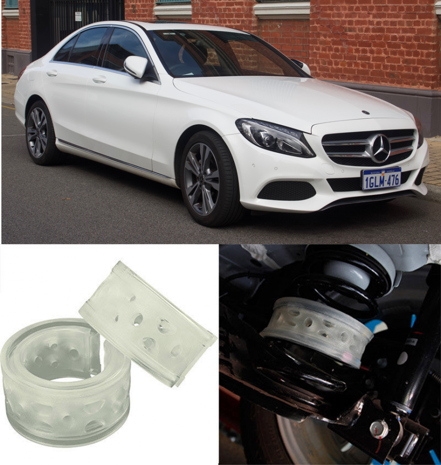 Автобаферы на Mercedes Benz C200, Комплект на ось, Jinke