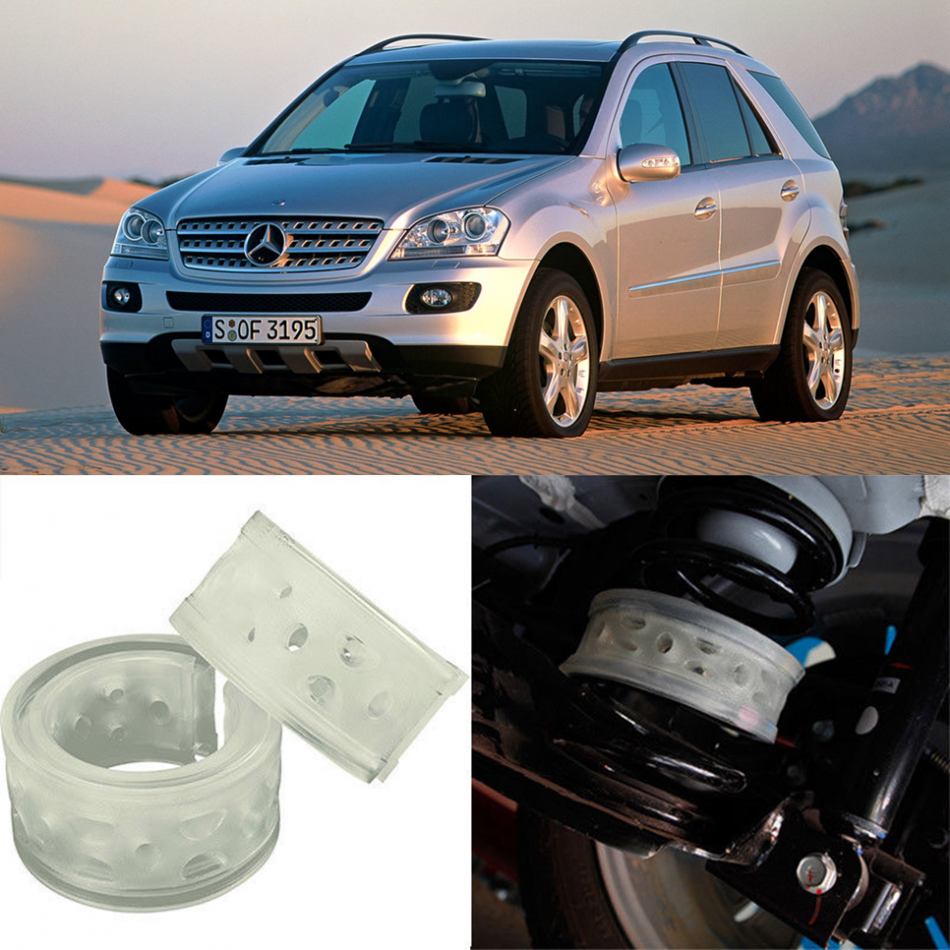 Автобаферы на Mercedes Benz ML300 II (W164) 2005-2011, Комплект на ось, Jinke