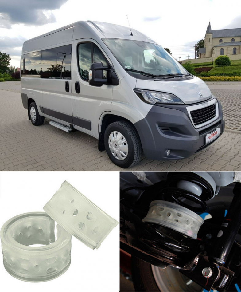 Автобаферы на Peugeot Boxer 2011-2013, Комплект на ось, Jinke