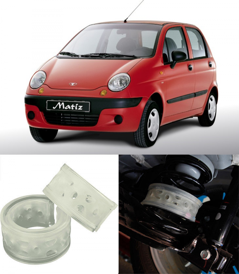 Автобаферы на Daewoo Matiz I,II 1998-2010, Комплект на ось, Jinke