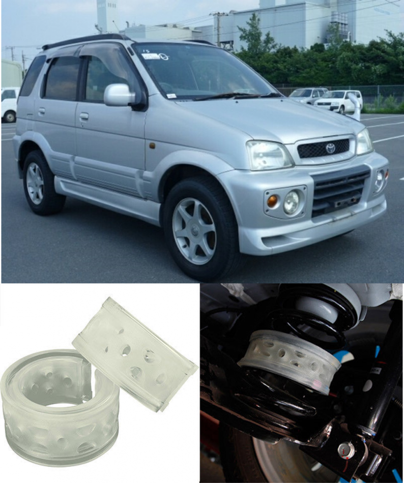 Автобаферы на Toyota Cami J100E 1999-2005, Комплект на ось, Jinke
