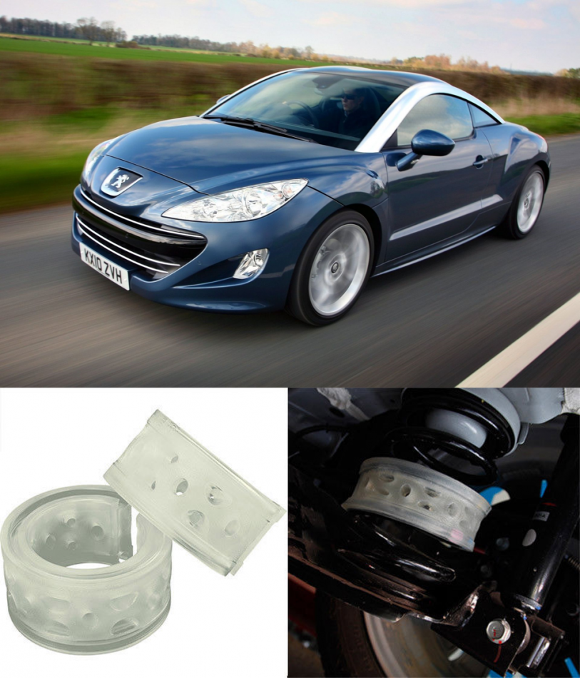 Автобаферы на Peugeot RCZ 2010->, Комплект на ось, Jinke