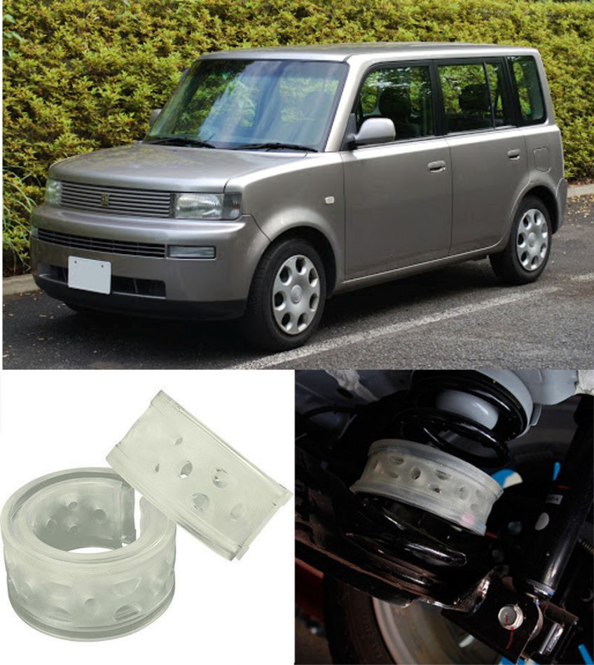 Автобаферы на Toyota bB I 2000-2005, Комплект на ось, Jinke