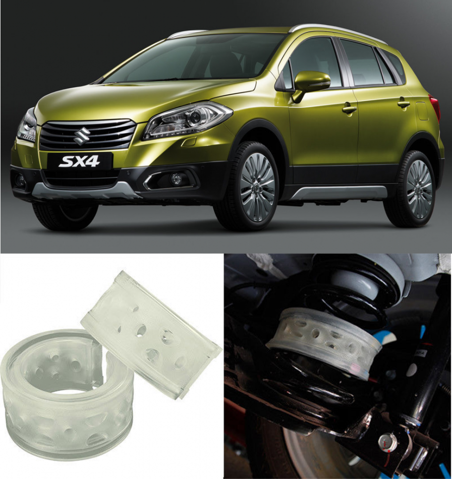 Автобаферы на Suzuki SX4 New 2013->, Комплект на ось, Jinke