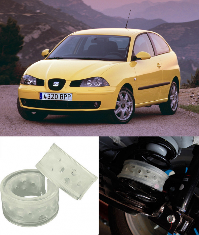 Автобаферы на Seat Ibiza III 2001-2008, Комплект на ось, Jinke