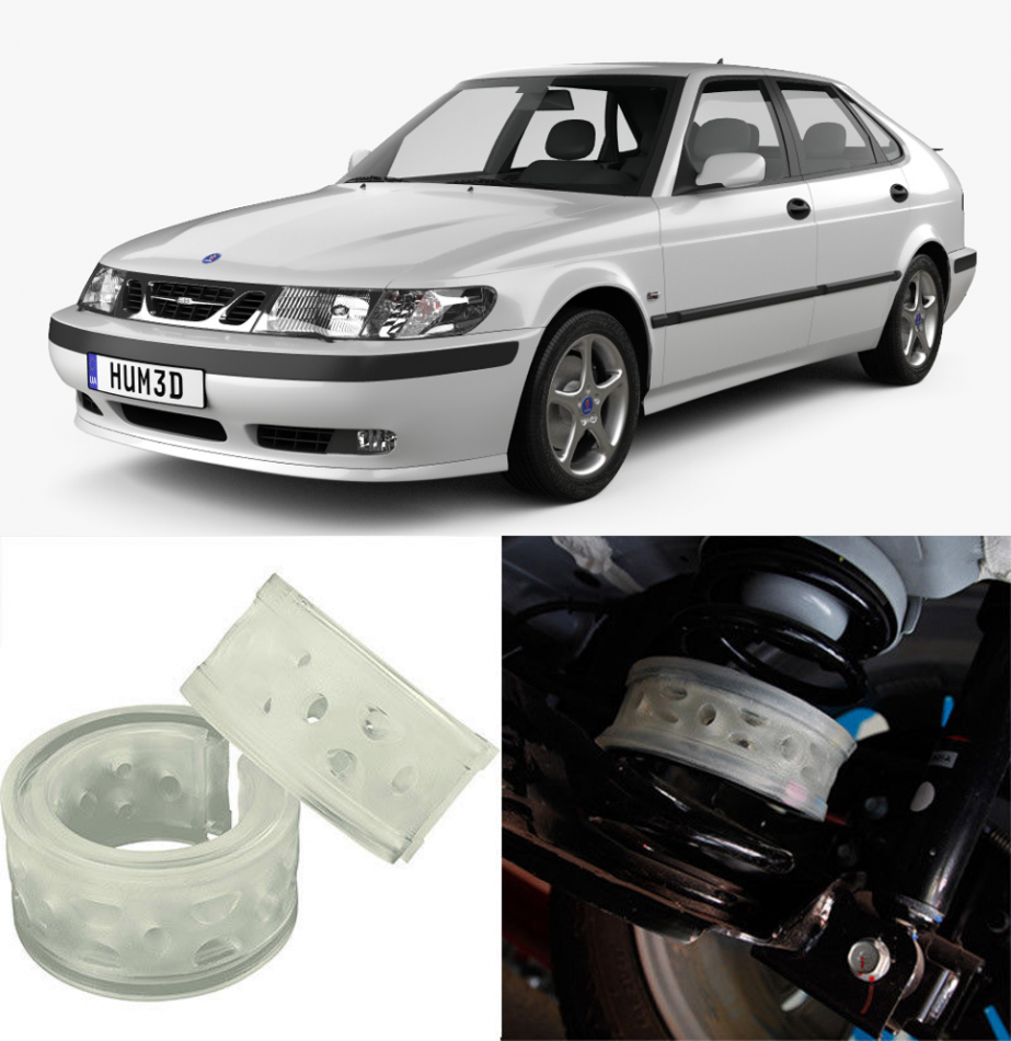 Автобаферы на Saab 9-3 II седан 2001-2012, Комплект на ось, Jinke