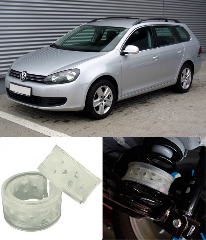Автобаферы на Vw Golf V Variant 2003-2009, Комплект на ось, Jinke