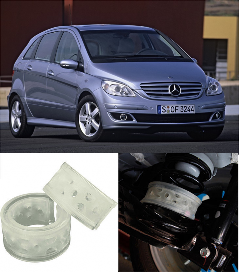 Автобаферы на Mercedes Benz B170 I (W245) 2005-2011, Комплект на ось, Jinke
