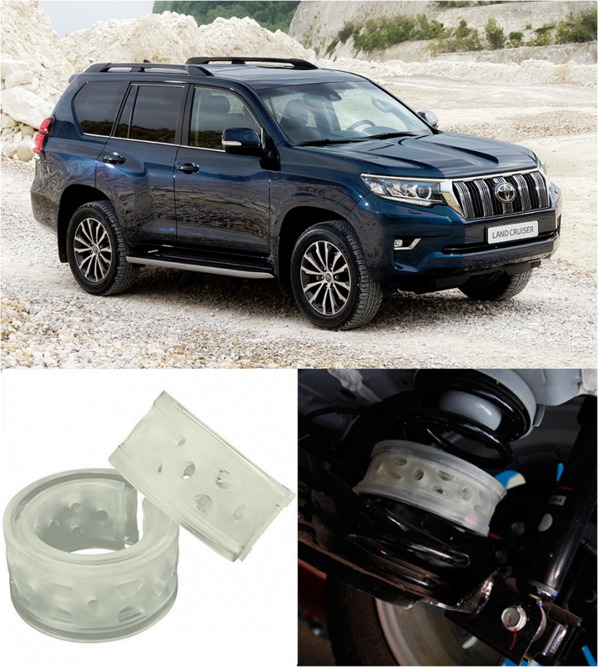 Автобаферы на Toyota Land Cruiser Prado 150 (J) 2009-, Комплект на ось, Jinke