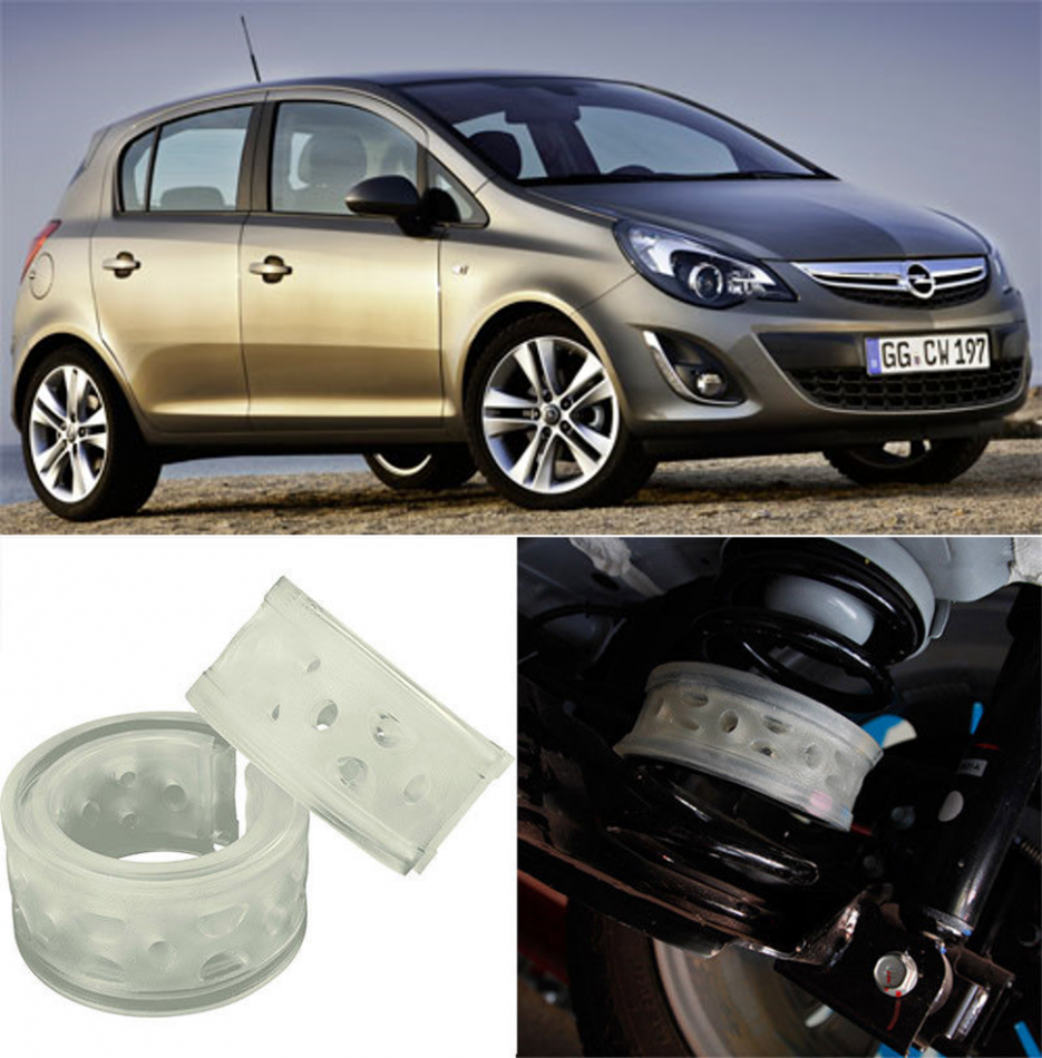 Автобаферы на Opel Corsa D 2006->, Комплект на ось, Jinke