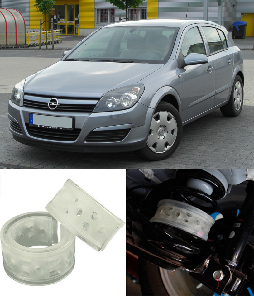 Автобаферы на Opel Astra H 2009->, Комплект на ось, Jinke
