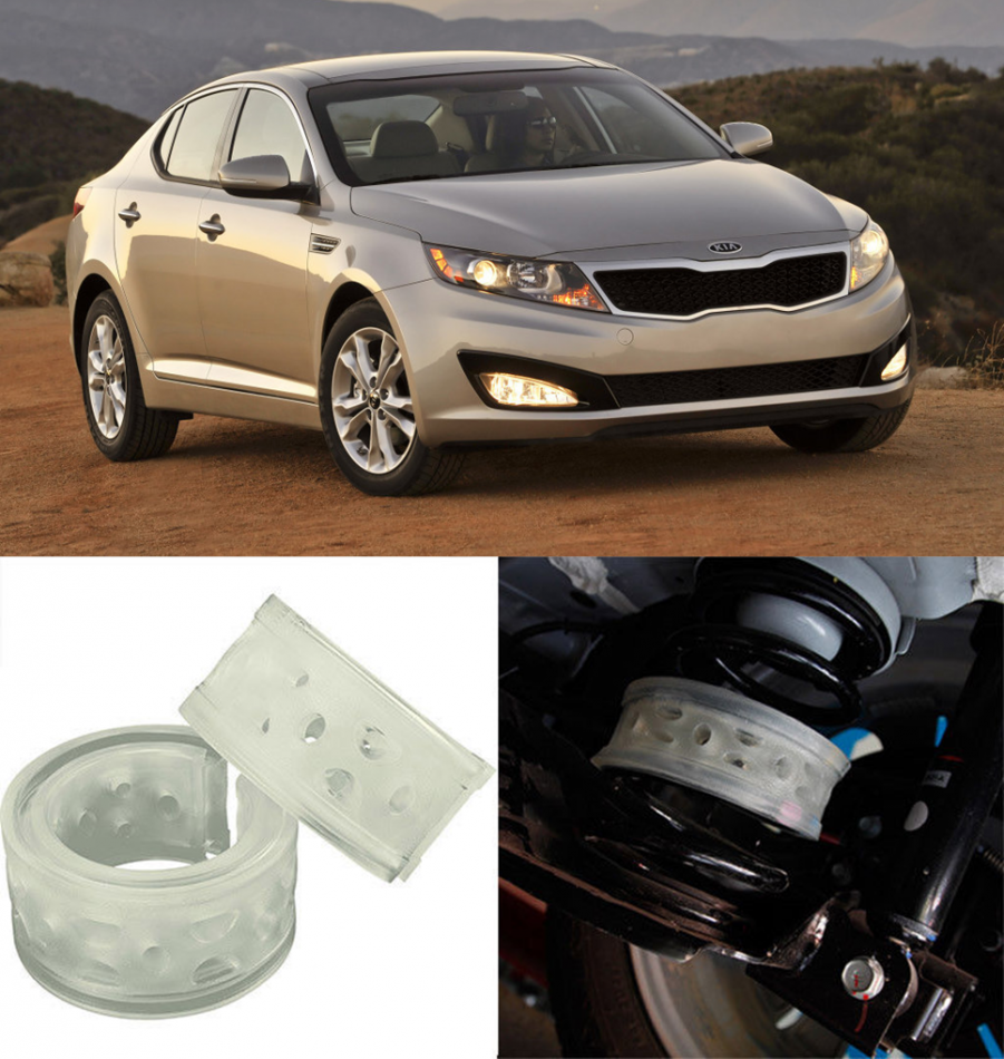 Автобаферы на Kia Optima 2010->, Комплект на ось, Jinke