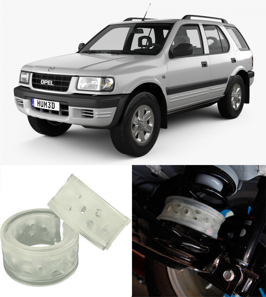 Автобаферы на Opel Frontera B 1998-2003, Комплект на ось, Jinke