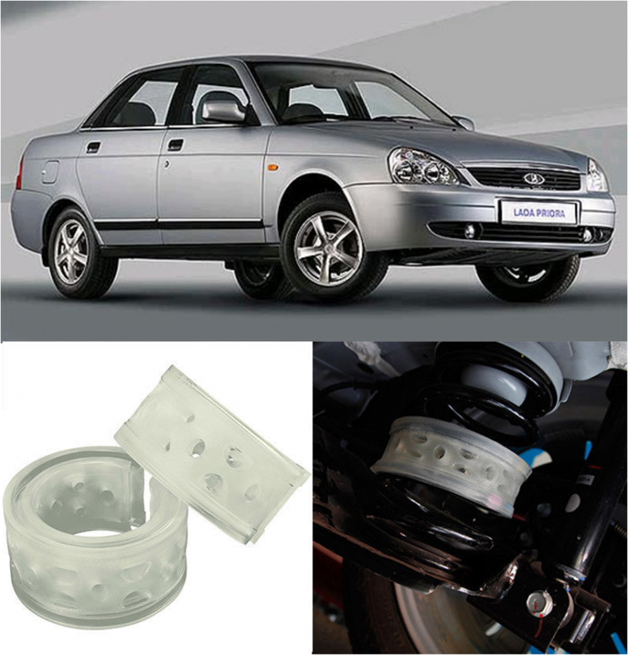 Автобаферы на Ваз Priora хэтчбэк 2007->, Комплект на ось, Jinke