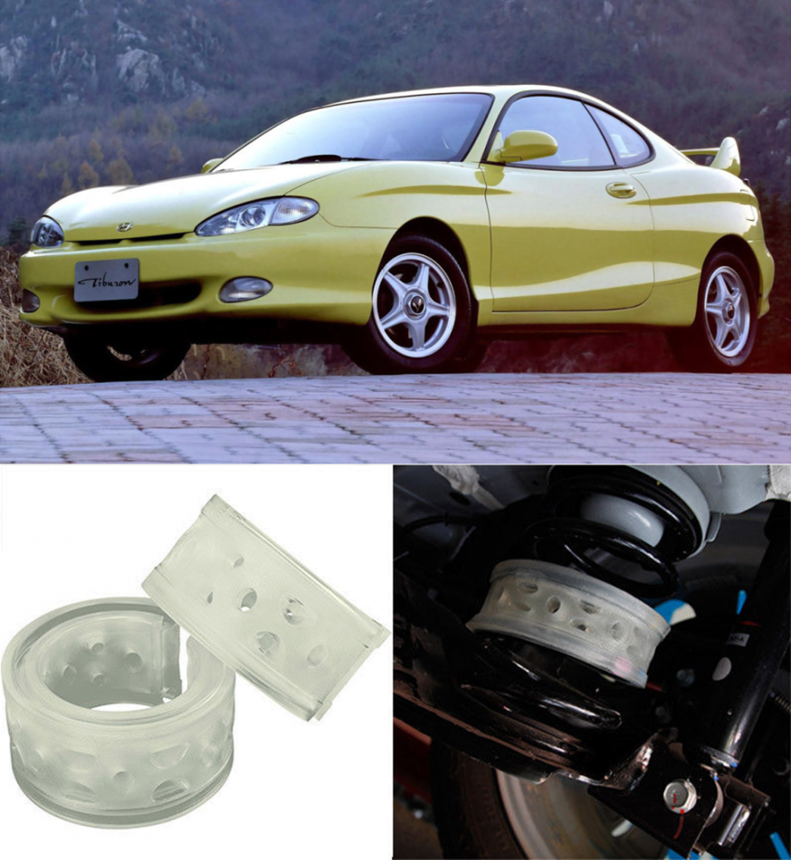 Автобаферы на Hyundai Tiburon 1996-2008, Комплект на ось, Jinke