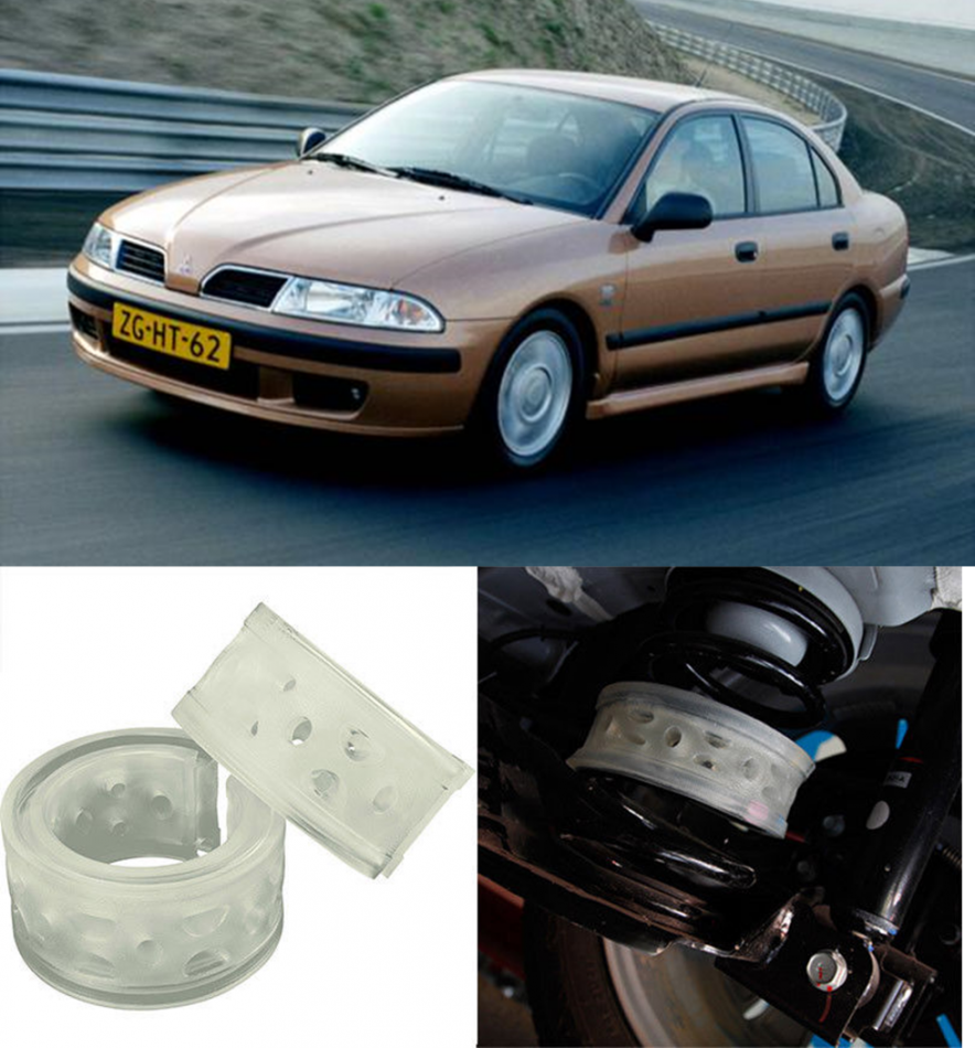 Автобаферы на Mitsubishi Carisma 1995-2003, Комплект на ось, Jinke