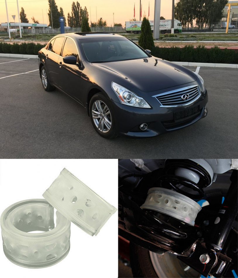 Автобаферы на Infiniti G25, Комплект на ось, Jinke
