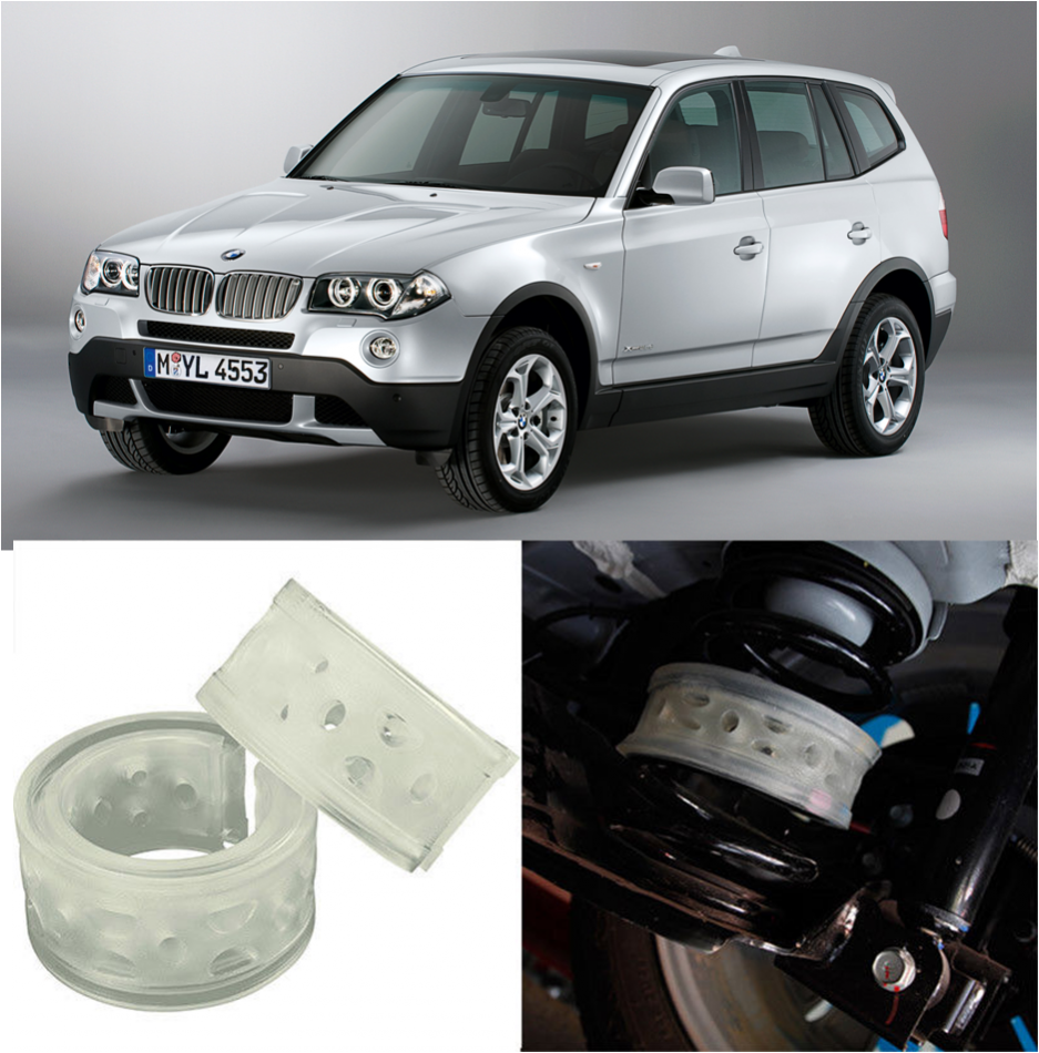 Автобаферы на Bmw X3 (E83) 2.5л.бенз 2003-2010, Комплект на ось, Jinke