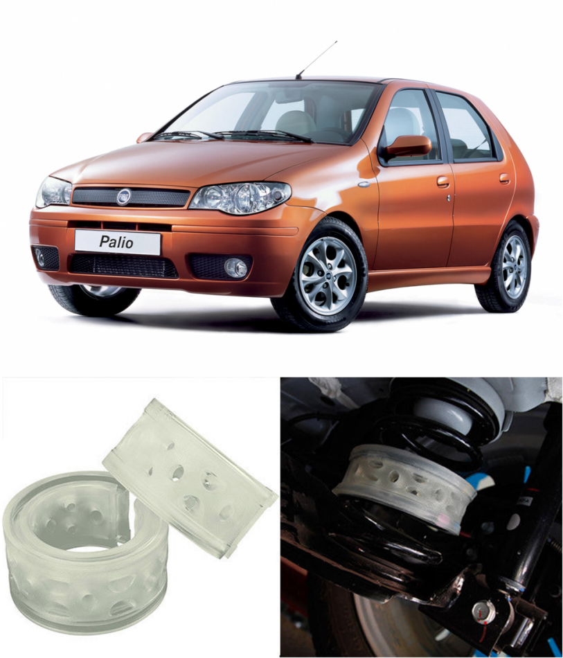 Автобаферы на Fiat Palio (178) 1996-2002, Комплект на ось, Jinke