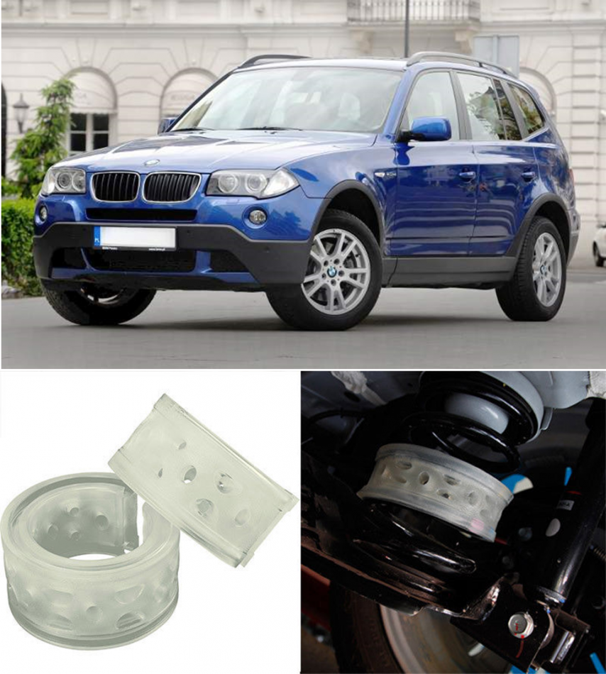 Автобаферы на Bmw X3 (E83) 3.0 L. diesel 2003-201, Комплект на ось, Jinke